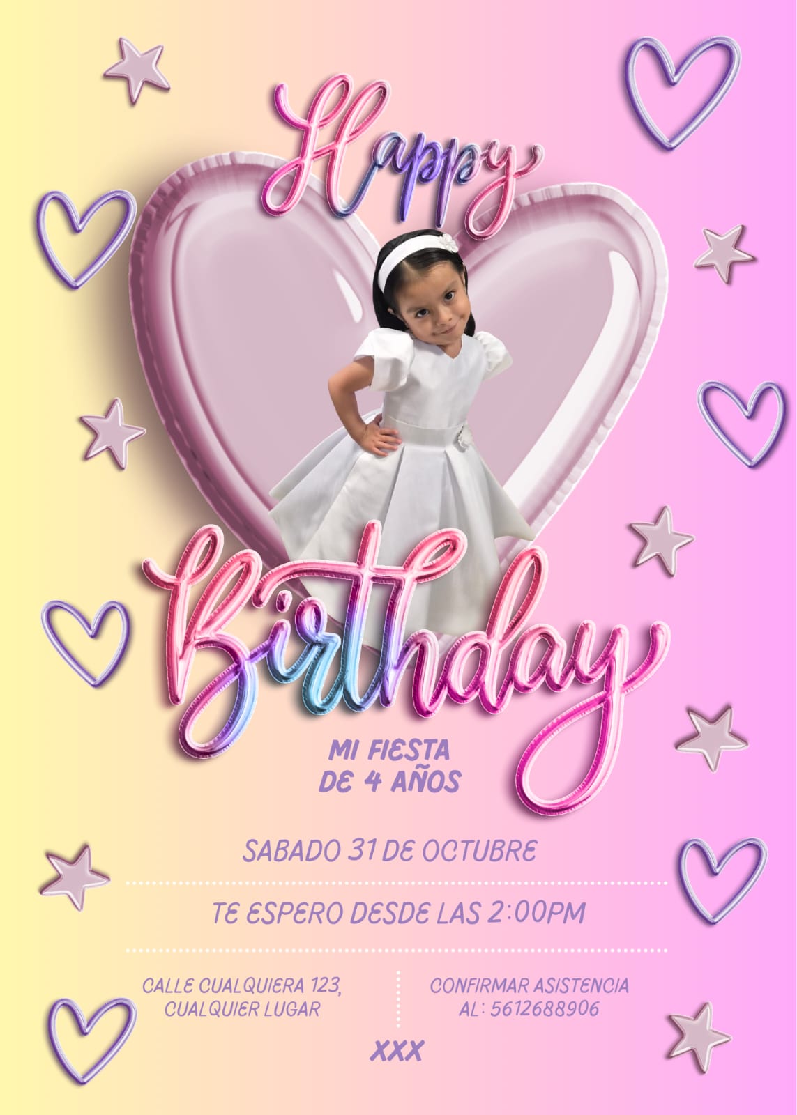 Invitación de cumpleaños